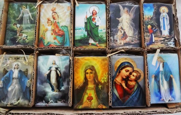 Kit 10 Porta-Velas - Temas Religiosos